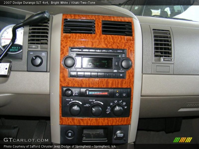 Bright White / Khaki Two-Tone 2007 Dodge Durango SLT 4x4