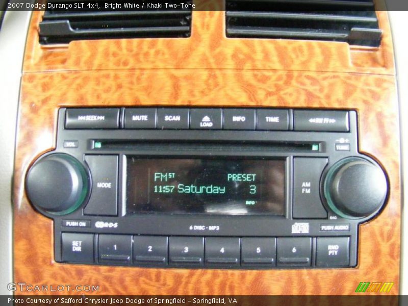 Bright White / Khaki Two-Tone 2007 Dodge Durango SLT 4x4