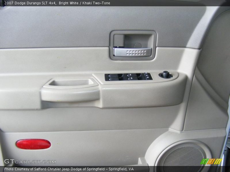 Bright White / Khaki Two-Tone 2007 Dodge Durango SLT 4x4
