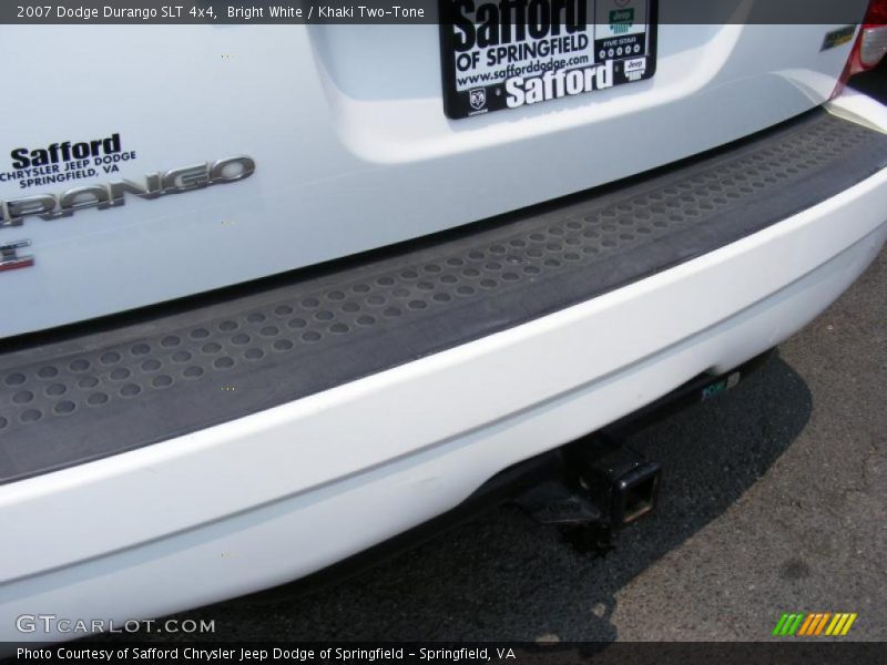 Bright White / Khaki Two-Tone 2007 Dodge Durango SLT 4x4