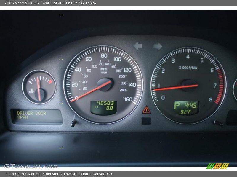 Silver Metallic / Graphite 2006 Volvo S60 2.5T AWD