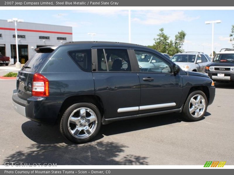 Steel Blue Metallic / Pastel Slate Gray 2007 Jeep Compass Limited