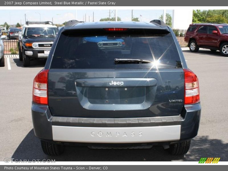 Steel Blue Metallic / Pastel Slate Gray 2007 Jeep Compass Limited