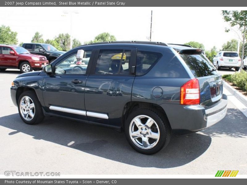 Steel Blue Metallic / Pastel Slate Gray 2007 Jeep Compass Limited