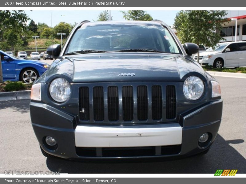 Steel Blue Metallic / Pastel Slate Gray 2007 Jeep Compass Limited