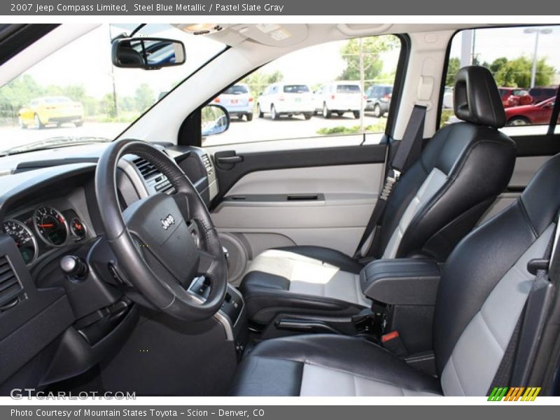 Steel Blue Metallic / Pastel Slate Gray 2007 Jeep Compass Limited