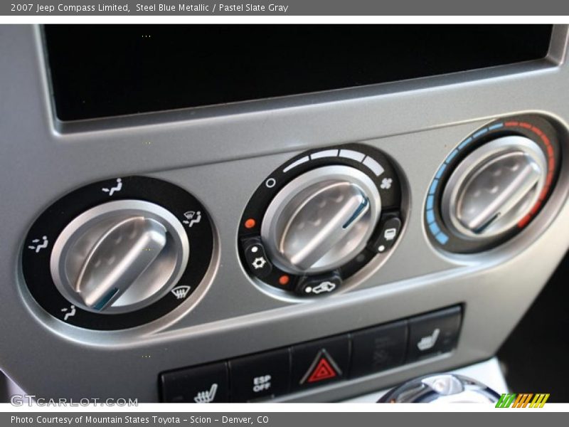 Steel Blue Metallic / Pastel Slate Gray 2007 Jeep Compass Limited