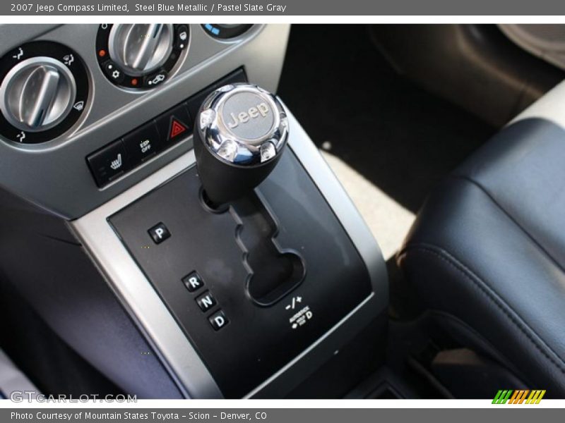 Steel Blue Metallic / Pastel Slate Gray 2007 Jeep Compass Limited