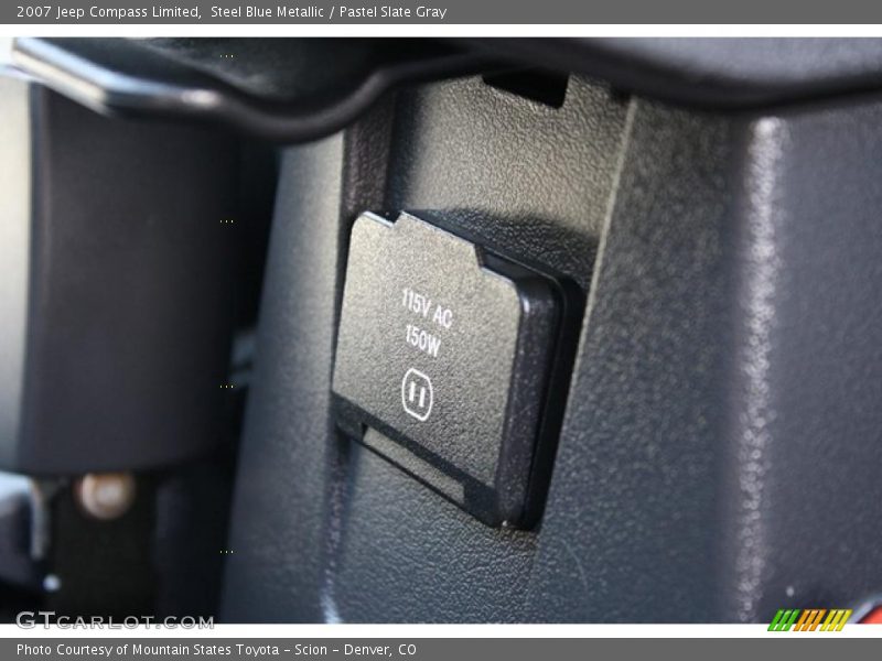 Steel Blue Metallic / Pastel Slate Gray 2007 Jeep Compass Limited