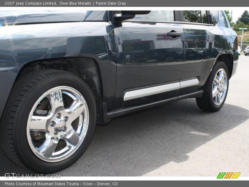 Steel Blue Metallic / Pastel Slate Gray 2007 Jeep Compass Limited