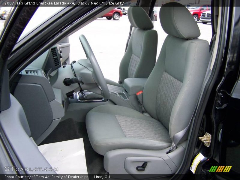 Black / Medium Slate Gray 2007 Jeep Grand Cherokee Laredo 4x4