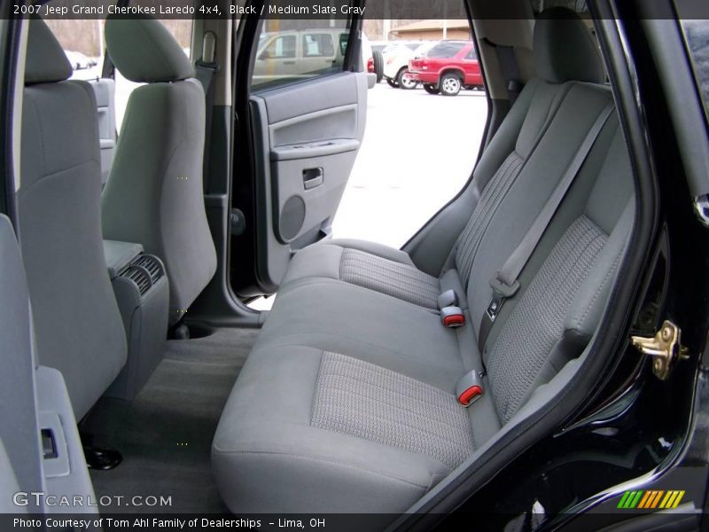 Black / Medium Slate Gray 2007 Jeep Grand Cherokee Laredo 4x4