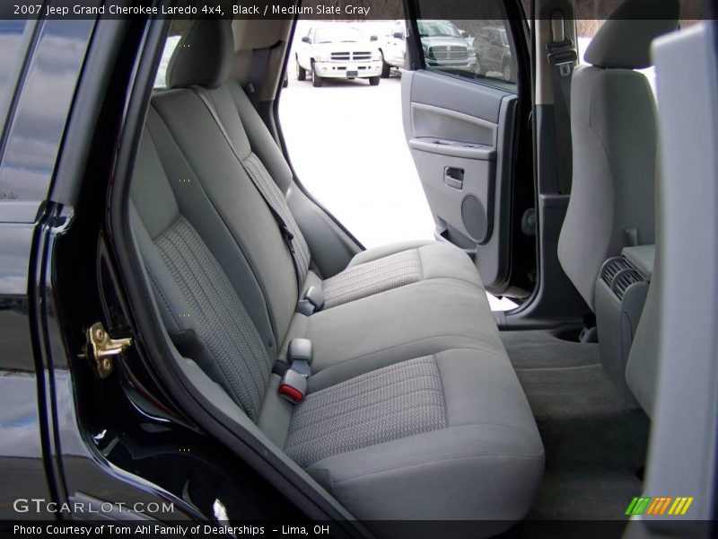 Black / Medium Slate Gray 2007 Jeep Grand Cherokee Laredo 4x4