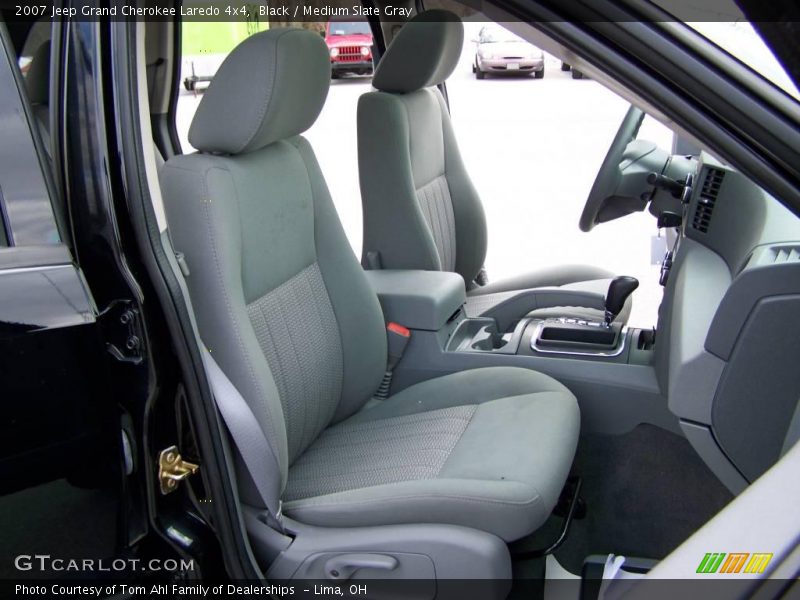 Black / Medium Slate Gray 2007 Jeep Grand Cherokee Laredo 4x4