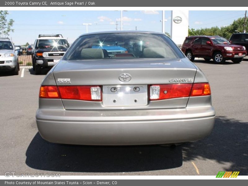 Antique Sage Pearl / Oak 2000 Toyota Camry CE
