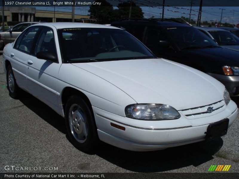 Bright White / Medium Grey 1997 Chevrolet Lumina LS