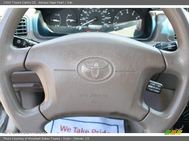 Antique Sage Pearl / Oak 2000 Toyota Camry CE