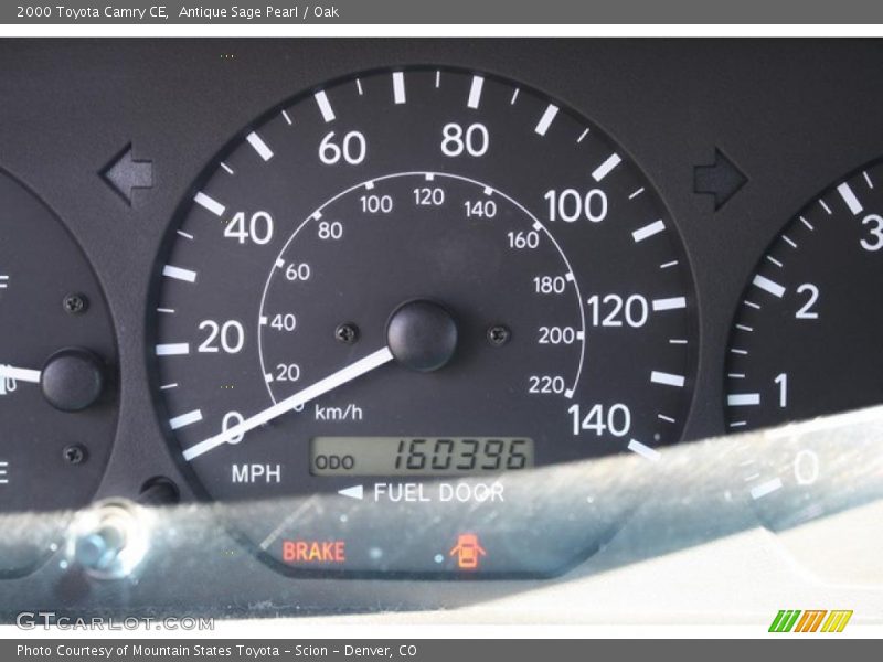 Antique Sage Pearl / Oak 2000 Toyota Camry CE