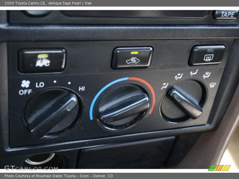Antique Sage Pearl / Oak 2000 Toyota Camry CE