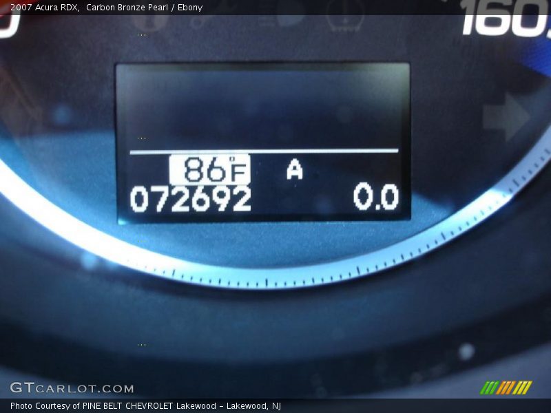 Carbon Bronze Pearl / Ebony 2007 Acura RDX