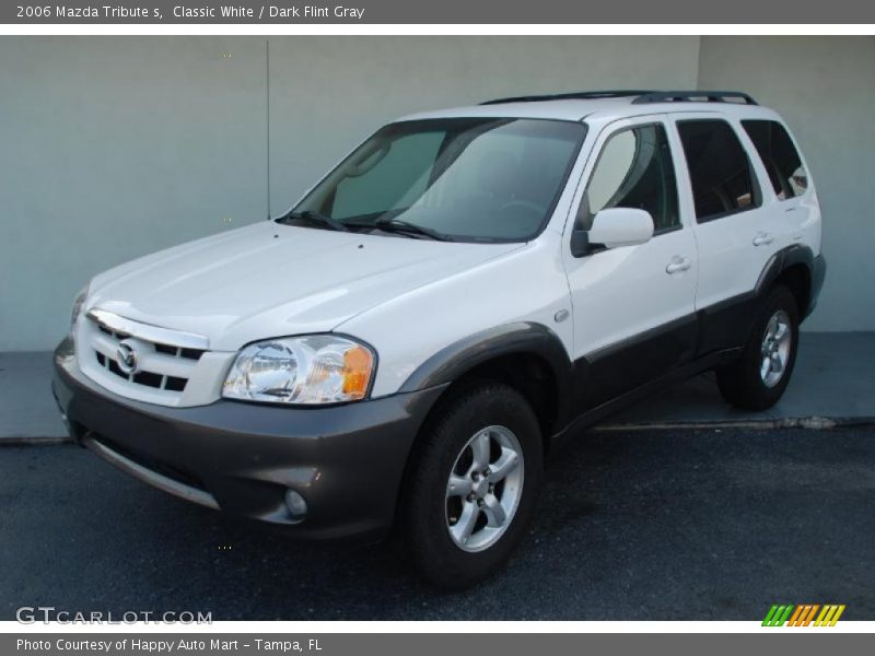 Classic White / Dark Flint Gray 2006 Mazda Tribute s
