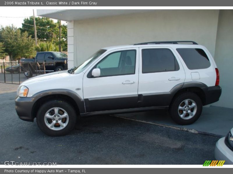 Classic White / Dark Flint Gray 2006 Mazda Tribute s