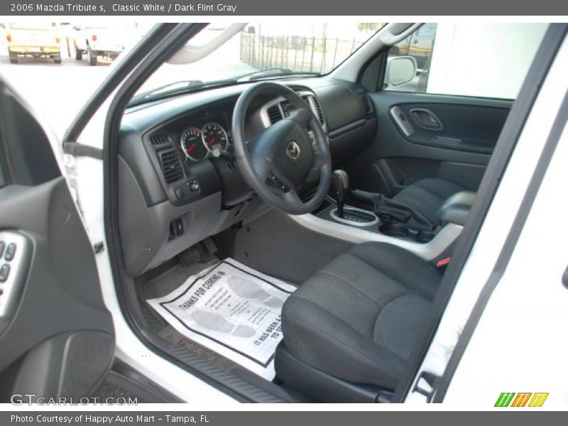 Classic White / Dark Flint Gray 2006 Mazda Tribute s
