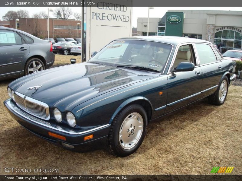 Kingfisher Blue Metallic / Ivory 1996 Jaguar XJ XJ6