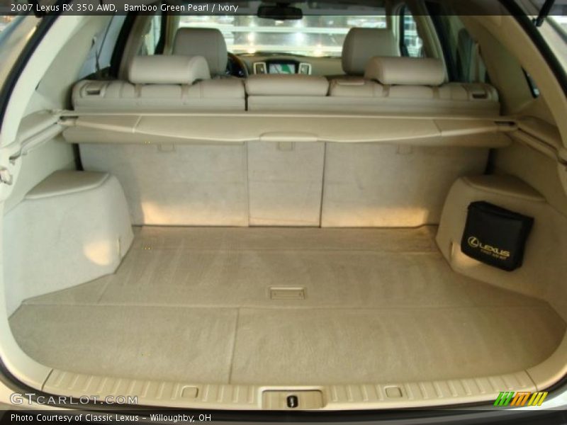 Bamboo Green Pearl / Ivory 2007 Lexus RX 350 AWD