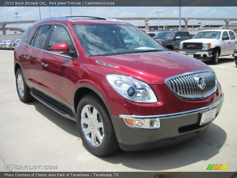 Red Jewel Tintcoat / Cashmere/Cocoa 2010 Buick Enclave CXL