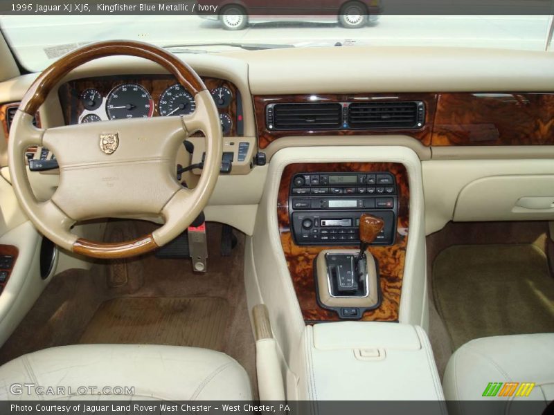 Kingfisher Blue Metallic / Ivory 1996 Jaguar XJ XJ6