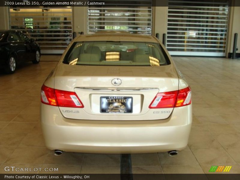 Golden Almond Metallic / Cashmere 2009 Lexus ES 350