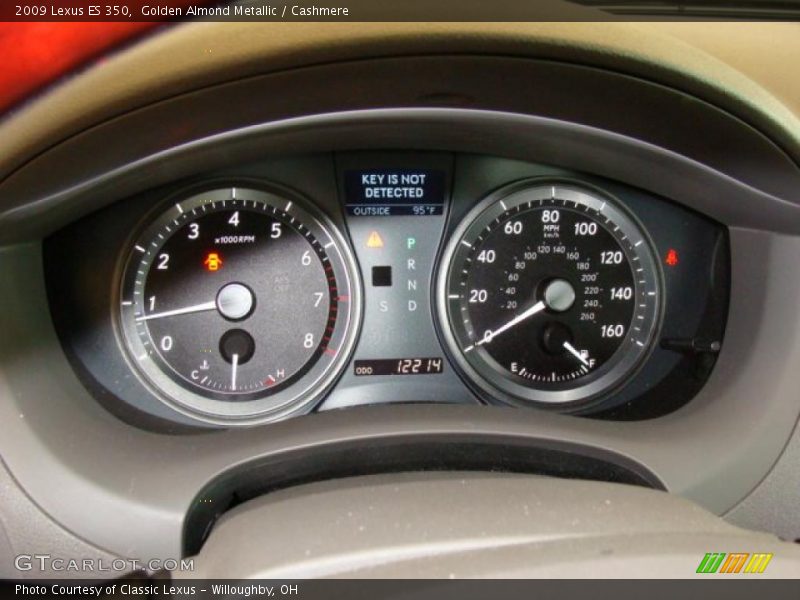 Golden Almond Metallic / Cashmere 2009 Lexus ES 350