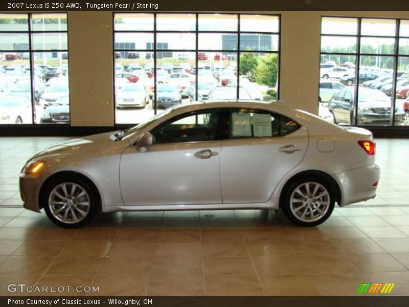 Tungsten Pearl / Sterling 2007 Lexus IS 250 AWD