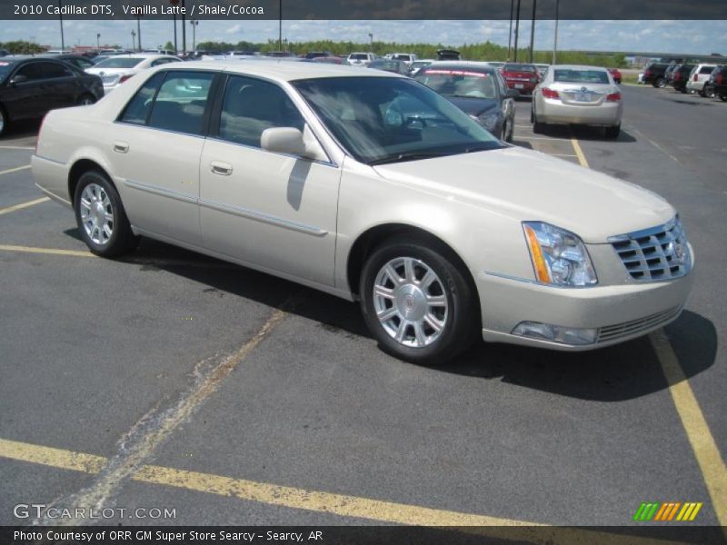 Vanilla Latte / Shale/Cocoa 2010 Cadillac DTS