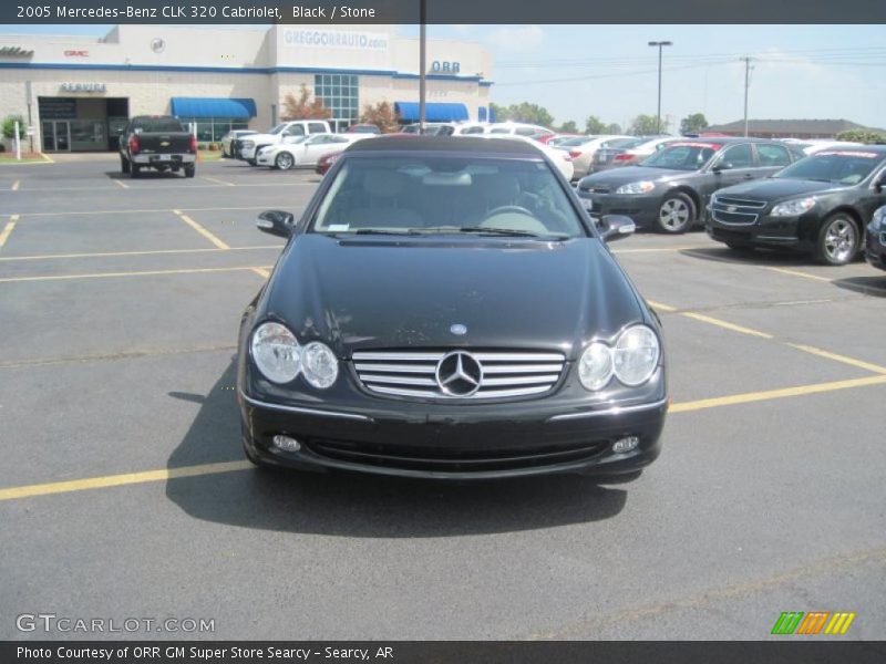 Black / Stone 2005 Mercedes-Benz CLK 320 Cabriolet