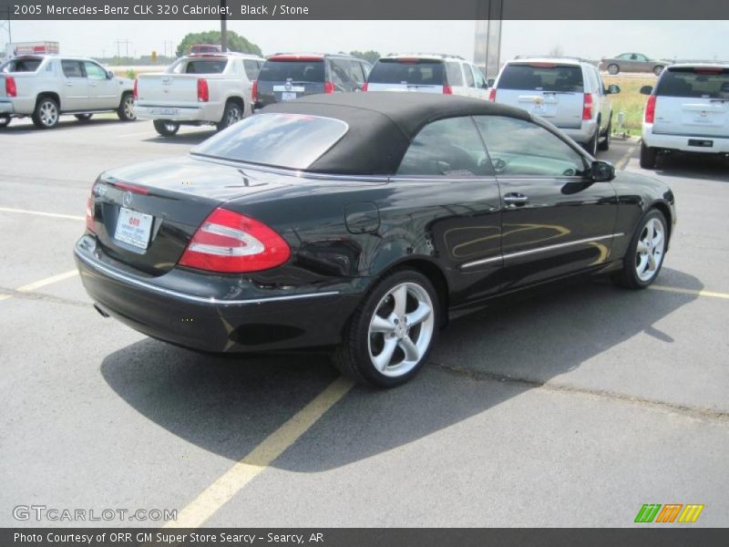 Black / Stone 2005 Mercedes-Benz CLK 320 Cabriolet