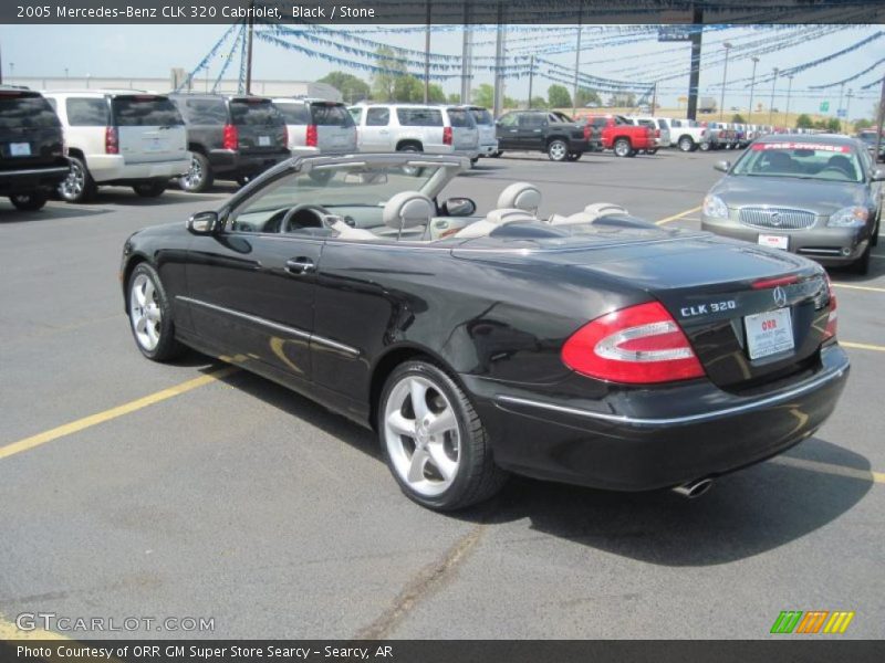 Black / Stone 2005 Mercedes-Benz CLK 320 Cabriolet