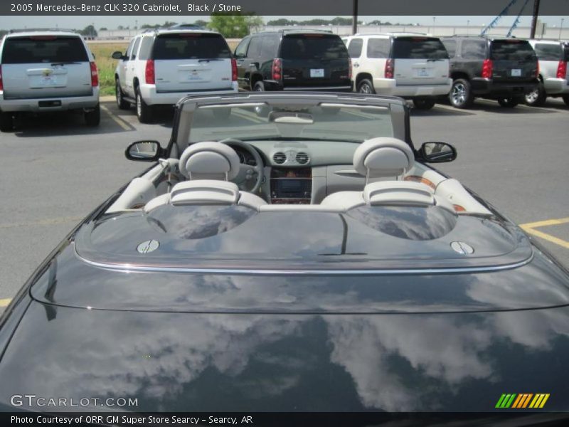 Black / Stone 2005 Mercedes-Benz CLK 320 Cabriolet