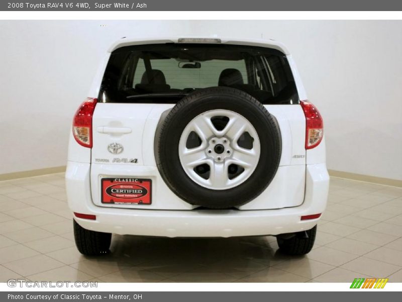 Super White / Ash 2008 Toyota RAV4 V6 4WD