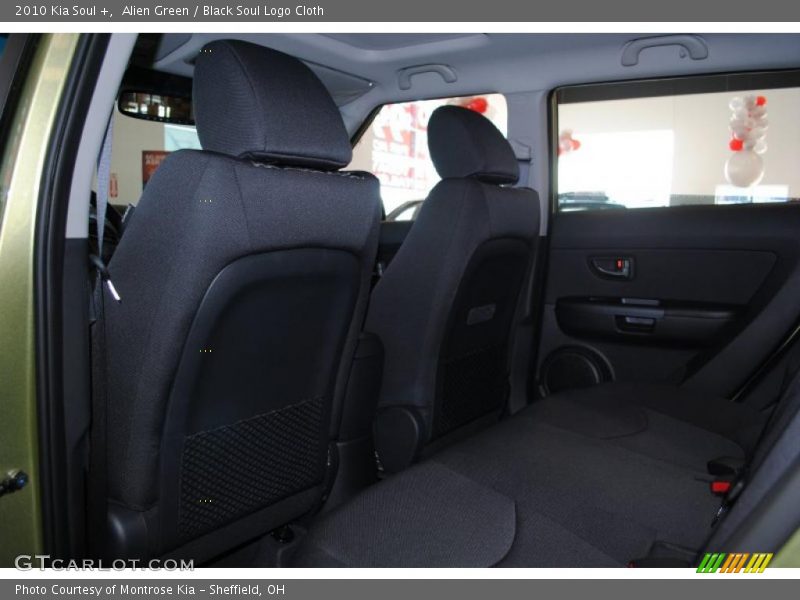 Alien Green / Black Soul Logo Cloth 2010 Kia Soul +