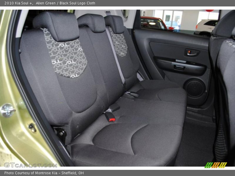 Alien Green / Black Soul Logo Cloth 2010 Kia Soul +