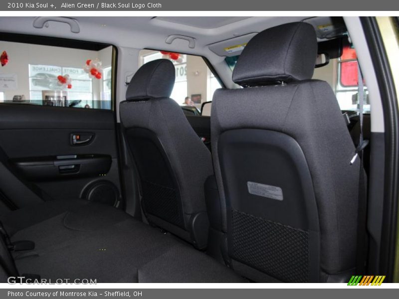 Alien Green / Black Soul Logo Cloth 2010 Kia Soul +