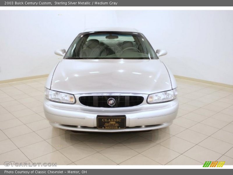 Sterling Silver Metallic / Medium Gray 2003 Buick Century Custom