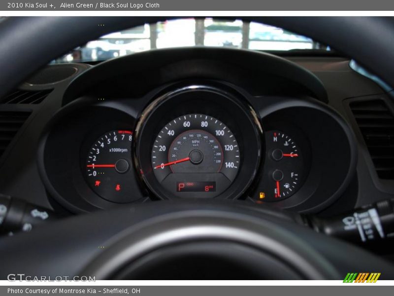 Alien Green / Black Soul Logo Cloth 2010 Kia Soul +