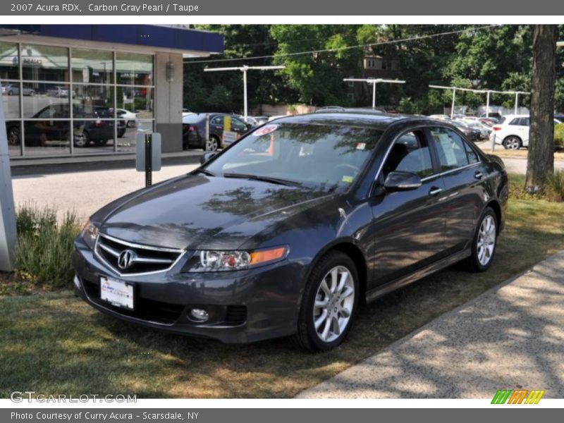 Carbon Gray Pearl / Taupe 2007 Acura RDX