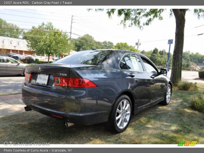 Carbon Gray Pearl / Taupe 2007 Acura RDX