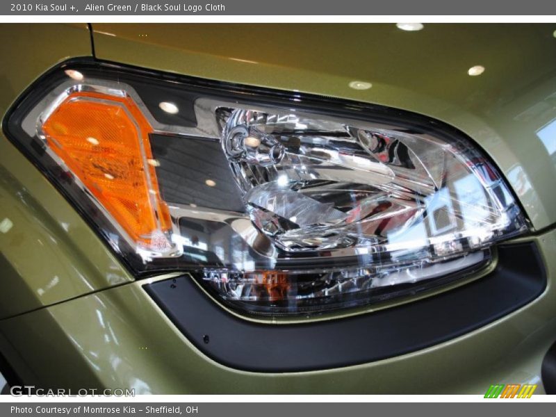 Alien Green / Black Soul Logo Cloth 2010 Kia Soul +
