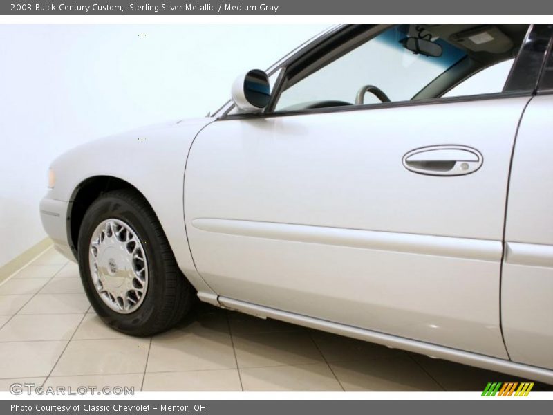 Sterling Silver Metallic / Medium Gray 2003 Buick Century Custom