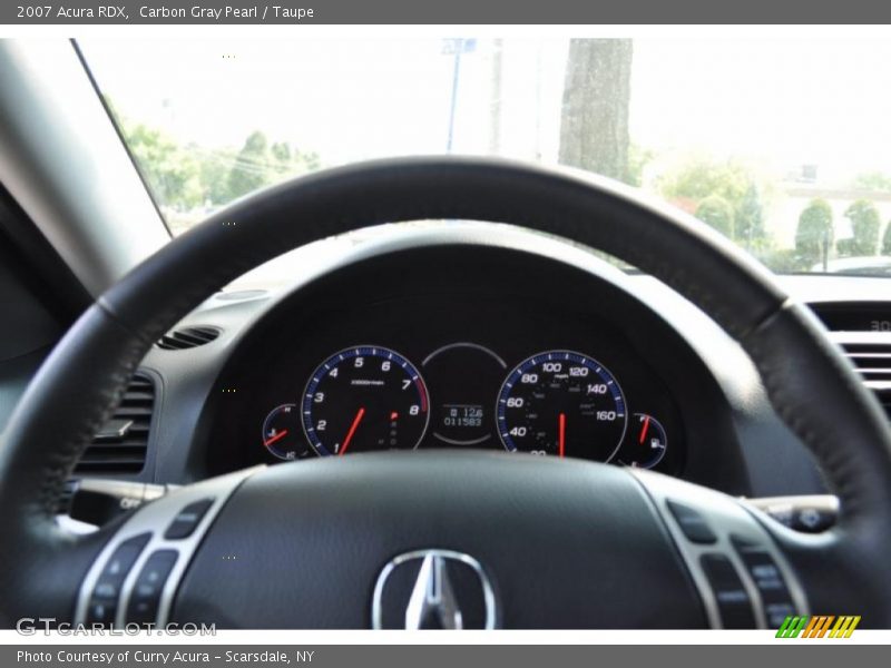 Carbon Gray Pearl / Taupe 2007 Acura RDX